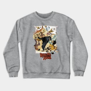 Kung Fu Mama Martial Arts Vintage movie kung fu gift Crewneck Sweatshirt